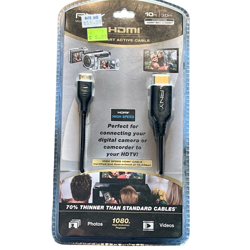 Universal HDMI Mini to HDMI Connector UPC 751492524207